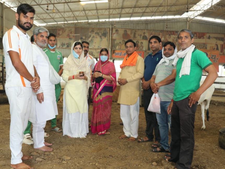 बृज की गौ माताओं की रज से होगा श्री राम मंदिर का भूमि पूजन